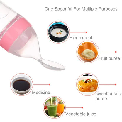 CurrentDealz™ Baby Spoon Feeder | With Fruit Pacifier