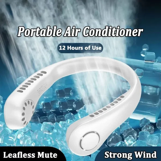 CurrentDealz™ Mini Neck Portable Air Cooler Fan