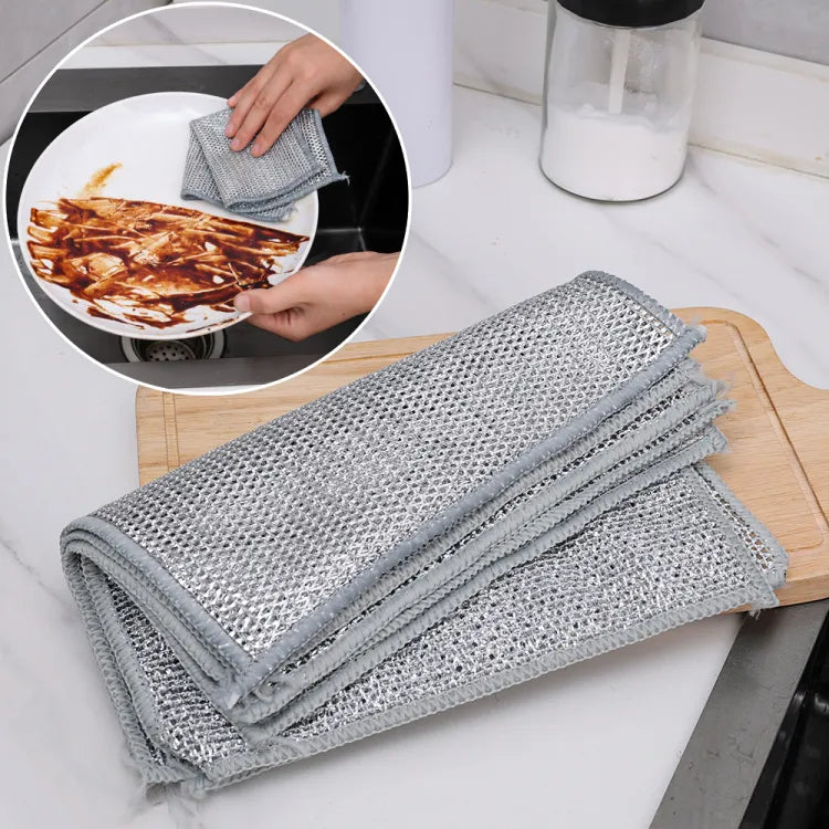 CurrentDealz™ Non Scratch Steel Wire Dishcloth