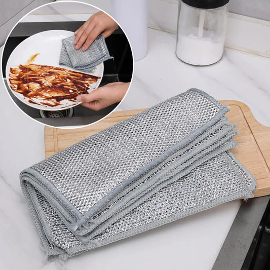 CurrentDealz™ Non Scratch Steel Wire Dishcloth