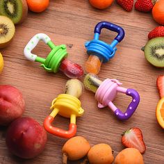 CurrentDealz™ Baby Spoon Feeder | With Fruit Pacifier