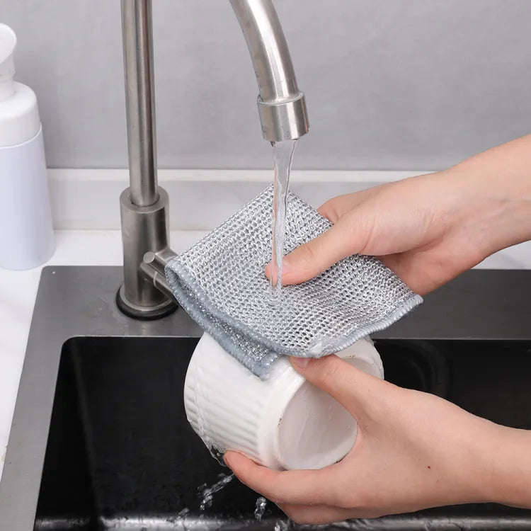 CurrentDealz™ Non Scratch Steel Wire Dishcloth