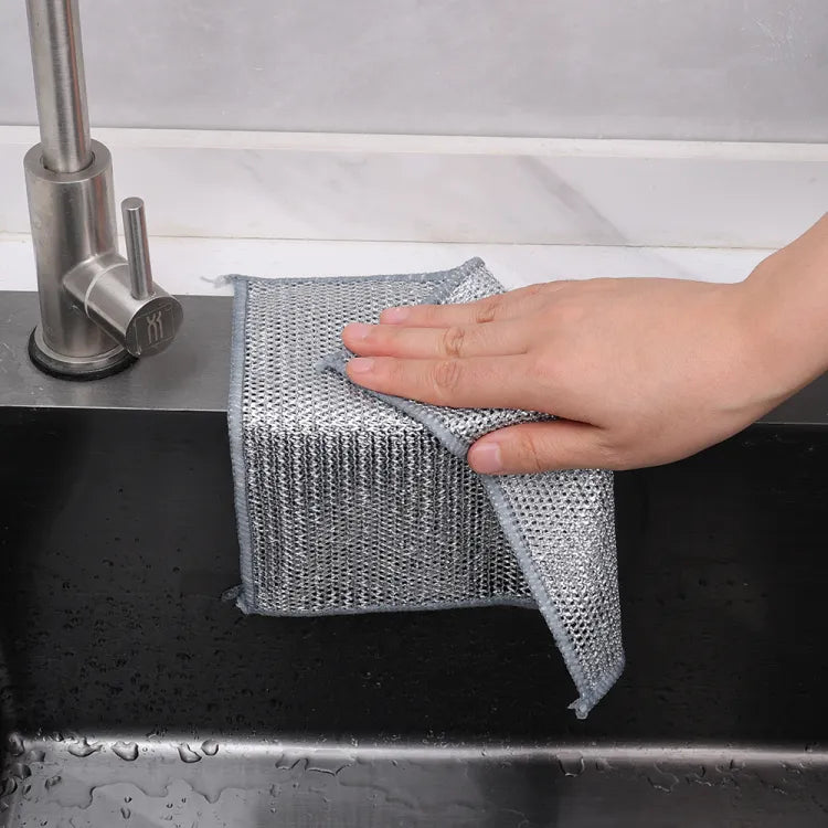 CurrentDealz™ Non Scratch Steel Wire Dishcloth