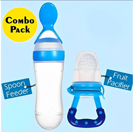 CurrentDealz™ Baby Spoon Feeder | With Fruit Pacifier