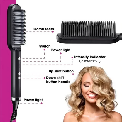 CurrentDealz™ 2-in-1 HAIR STRAIGHTENER COMB