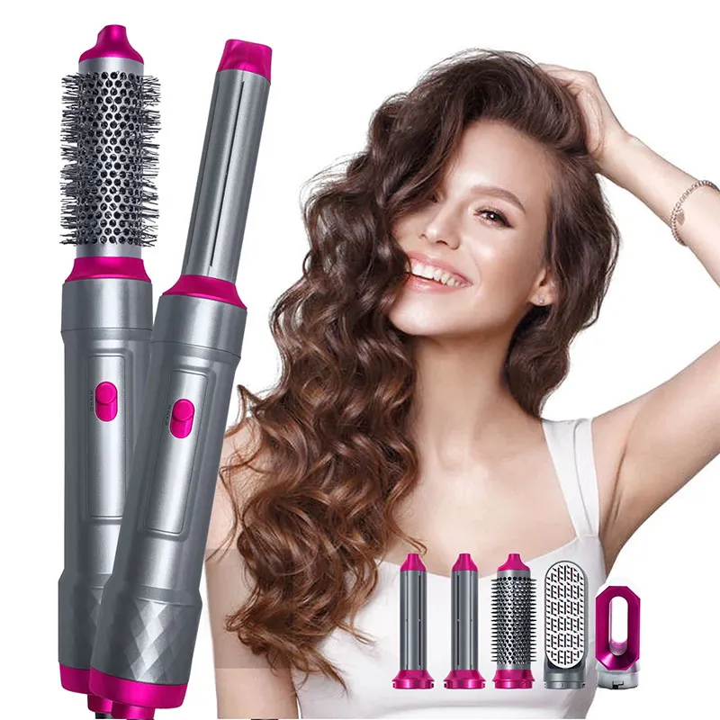 CurrentDealz™ 5 In 1 Hair Dryer Straightener And Curler