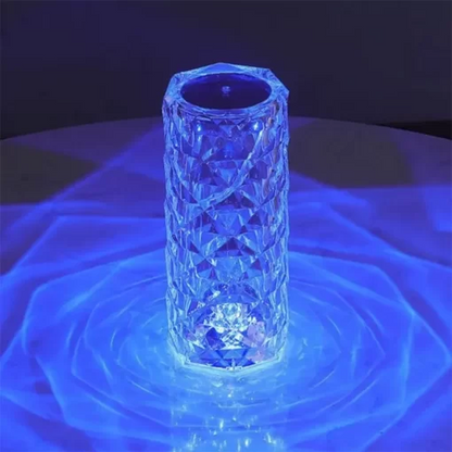 CurrentDealz™ Crystal Lamp Diamond Light Projector 16 Colors Touch & Remote Control